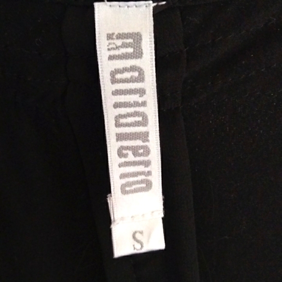 Black MOLLO RELLO Faux Suede Stretch Mix Media Longline Cardigan S/M - Picture 11 of 14
